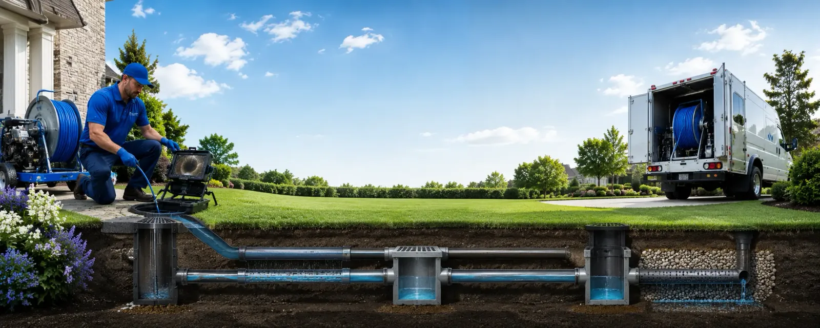 Outdoor drain cleaning information for Kenton, OH